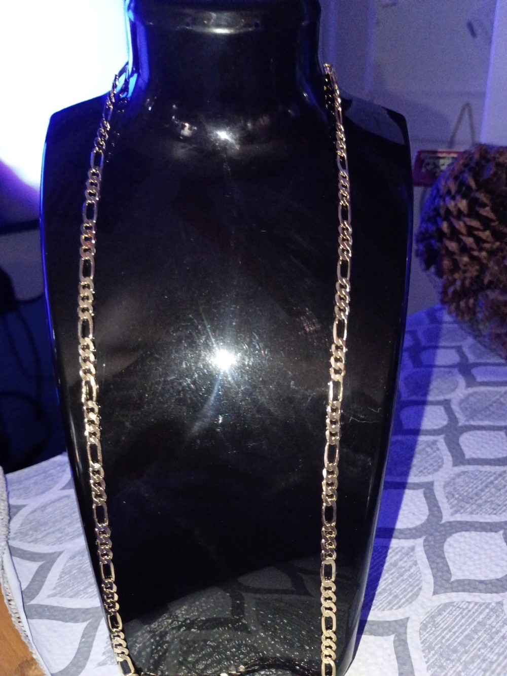 Classic Gold Figaro Chain Necklace - Men's Jewelry